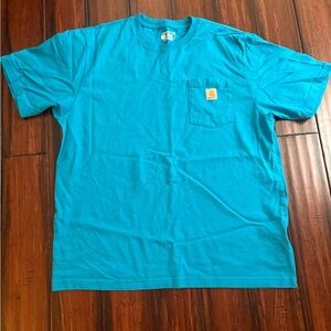 Carhartt Men's Teal Short Sleeve Tee